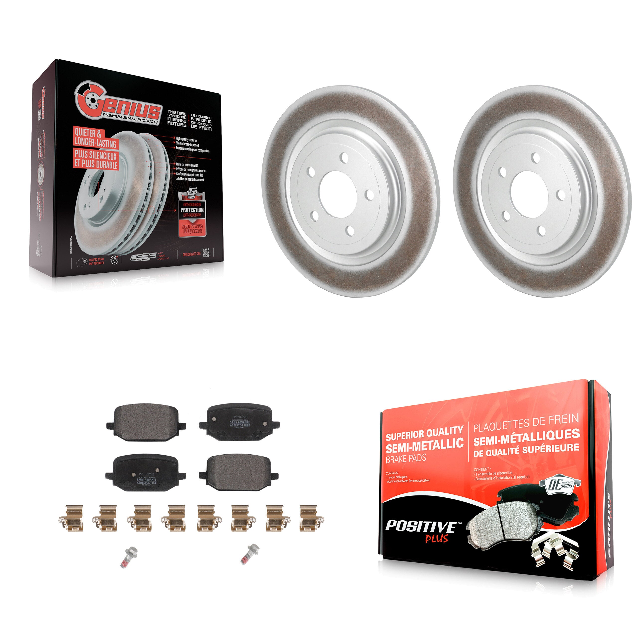 Transit Auto KGF-102773 Disc Brake Kit for 2022-2024 Ford Explorer - Rear