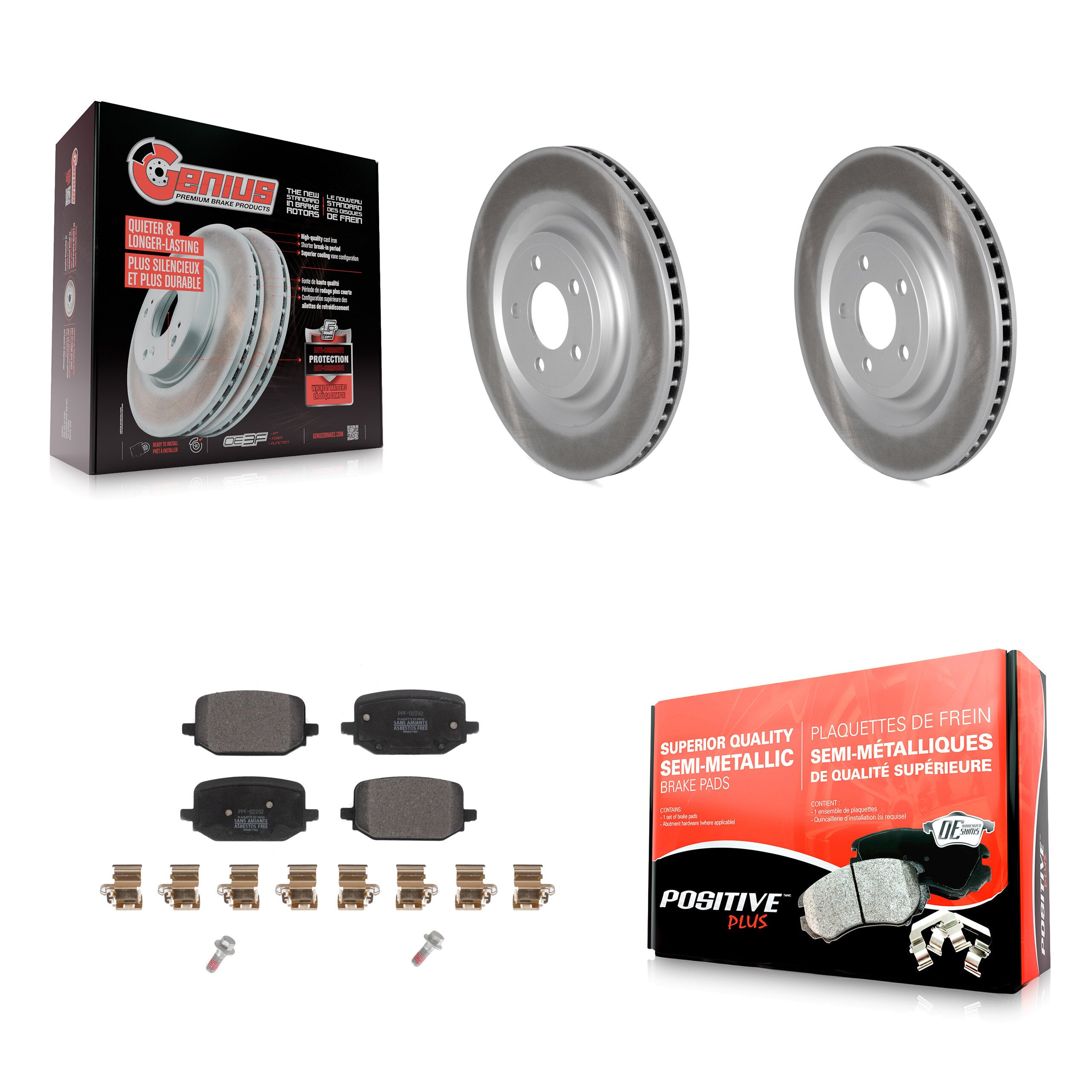 Transit Auto KGF-102774 Disc Brake Kit for 2022-2023 Ford Explorer - Rear