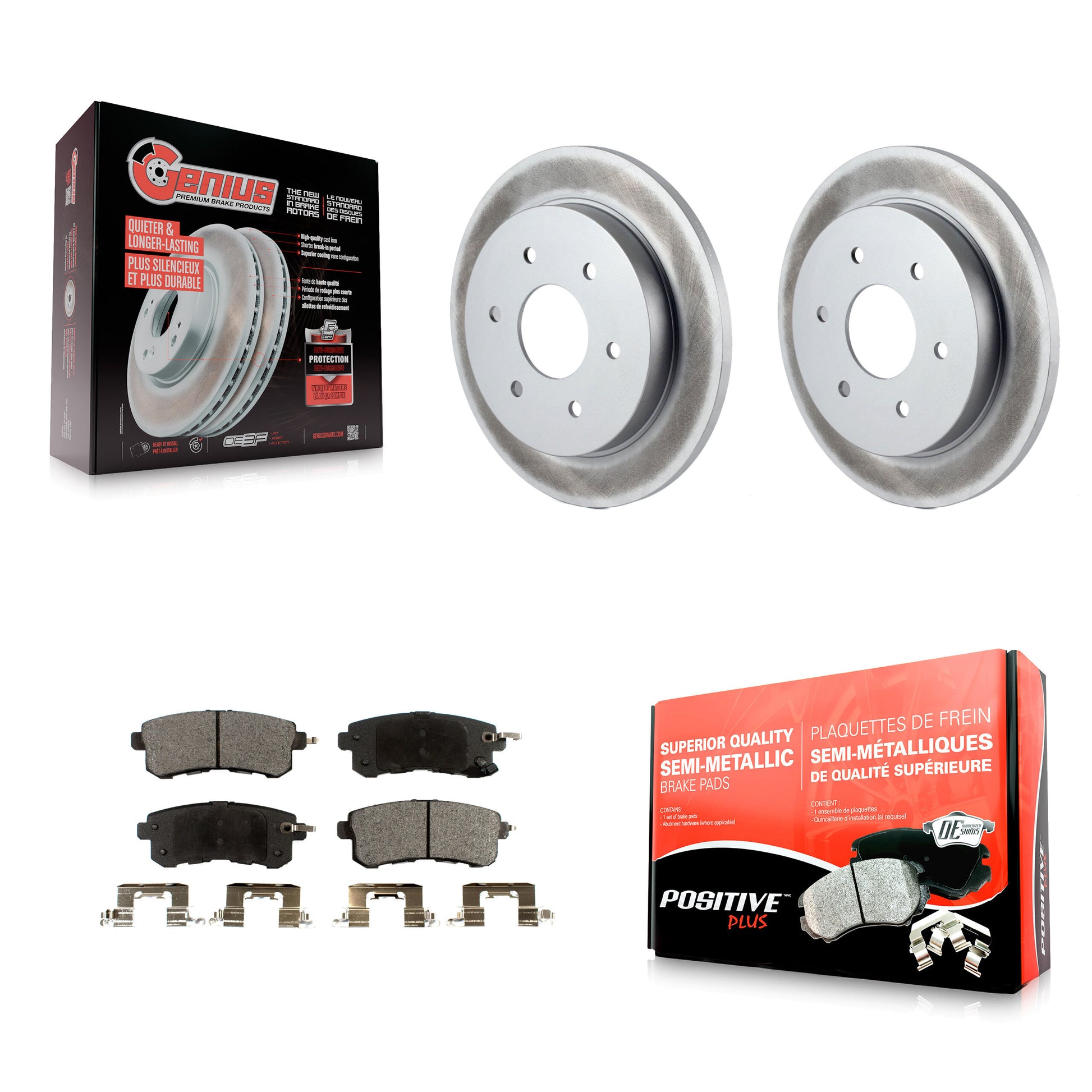 Transit Auto KGF-102779 Disc Brake Kit for 2017-2019 Nissan Armada - Rear