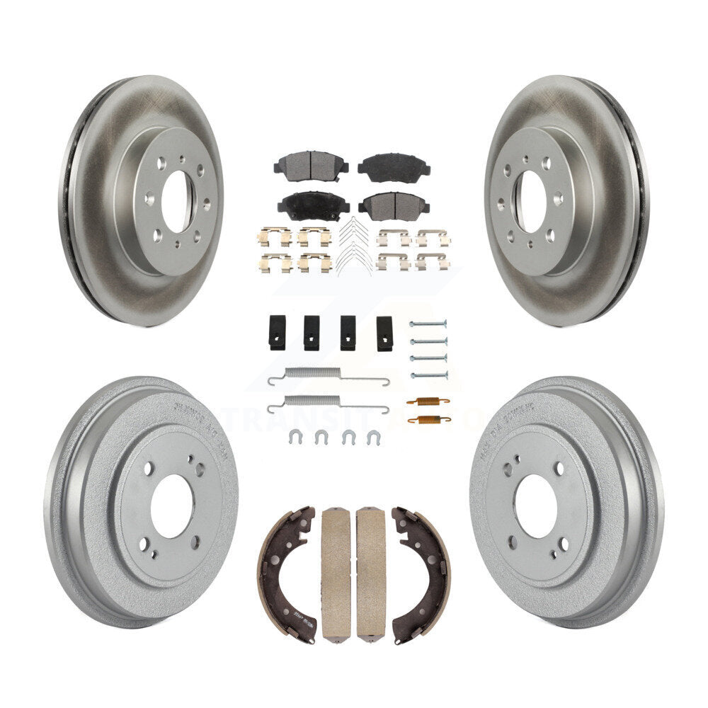 Transit Auto KGF-102780 Disc Brake Kit for 2004-2005 Honda Civic - Front and Rear