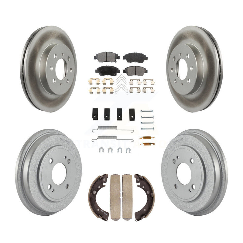 Transit Auto KGF-102780 Disc Brake Kit for 2004-2005 Honda Civic - Front and Rear