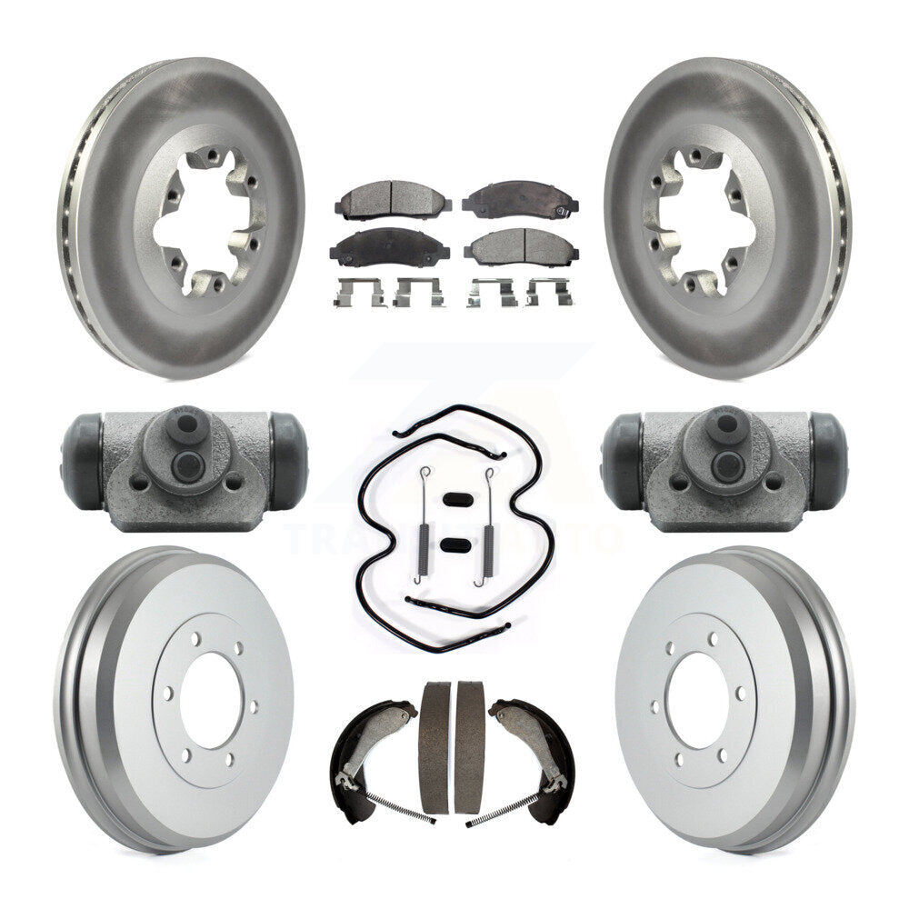 Transit Auto KGF-102783 Disc Brake Kit for 2004-2008 Isuzu i-290, Isuzu i-370 and More - Front and Rear
