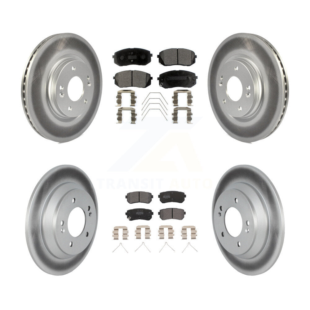 Transit Auto KGF-102797 Disc Brake Kit for 2018-2021 Hyundai Kona - Front and Rear