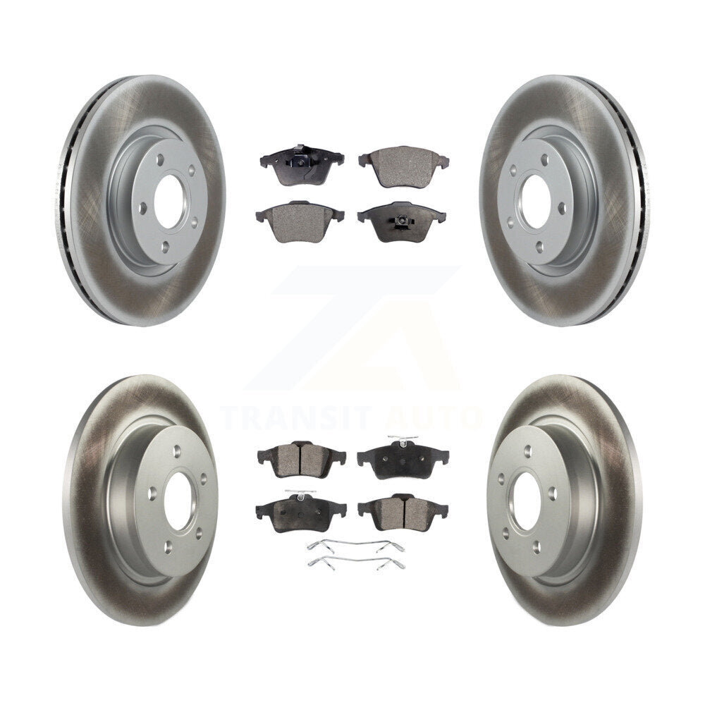 Transit Auto KGF-102800 Disc Brake Kit for 2004 Volvo S40 - Front and Rear
