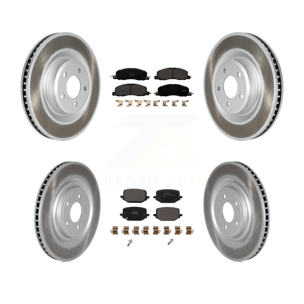 Transit Auto KGF-102801 Disc Brake Kit for 2020-2023 Lincoln Aviator - Front and Rear