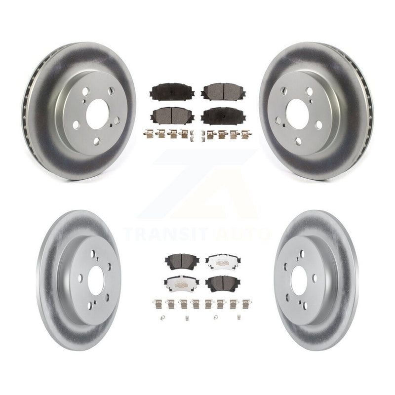 Transit Auto KGF-102804 Disc Brake Kit for 2020-2022 Toyota Corolla - Front and Rear