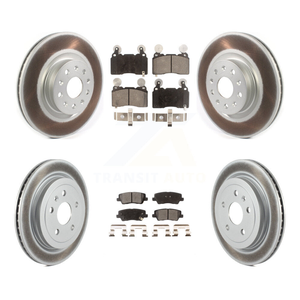 Transit Auto KGF-102809 Disc Brake Kit for 2015 Cadillac CTS - Front and Rear