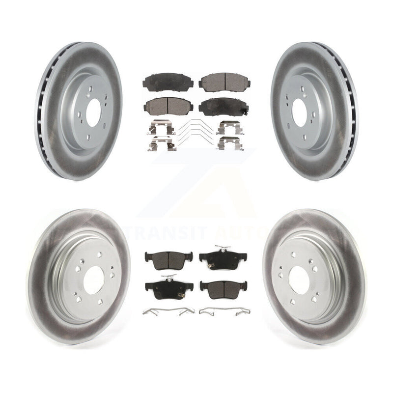 Transit Auto KGF-102836 Disc Brake Kit for 2019-2021 Acura RDX - Front and Rear