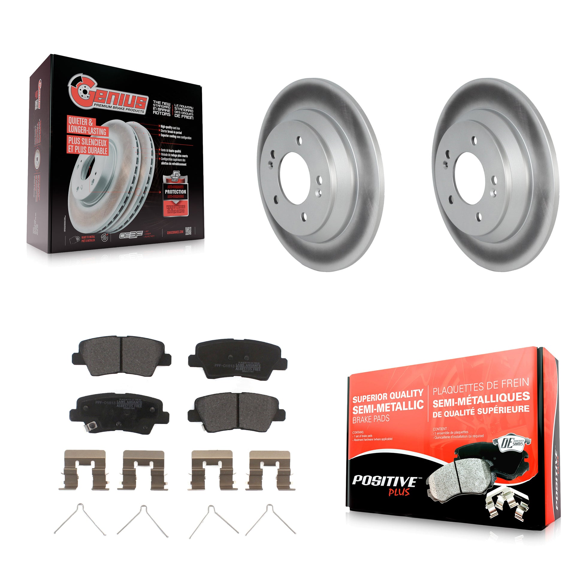 Transit Auto KGF-102841 Disc Brake Kit for 2022-2023 Hyundai Kona - Rear