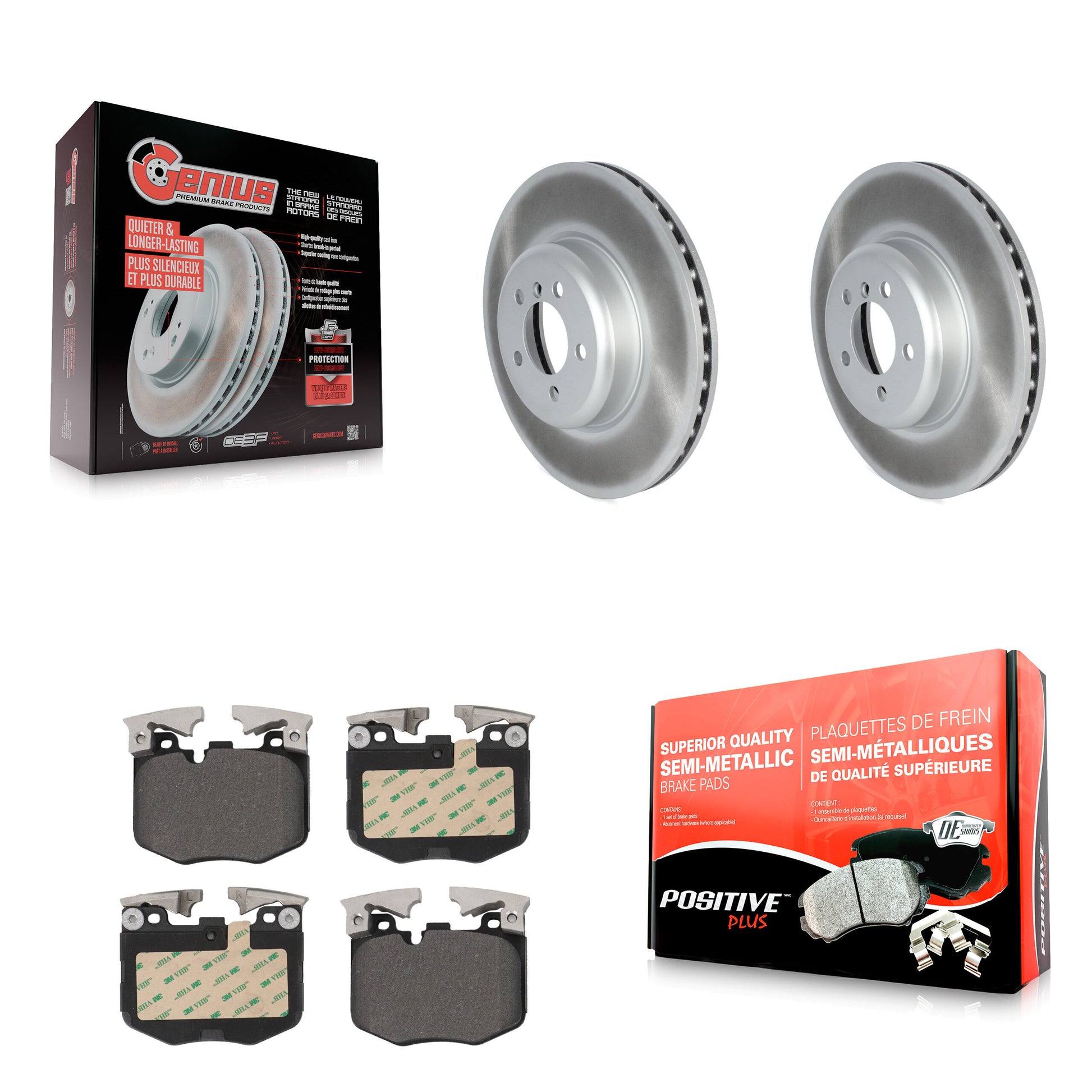 Transit Auto KGF-102853 Disc Brake Kit for 2019 BMW 330i - Front