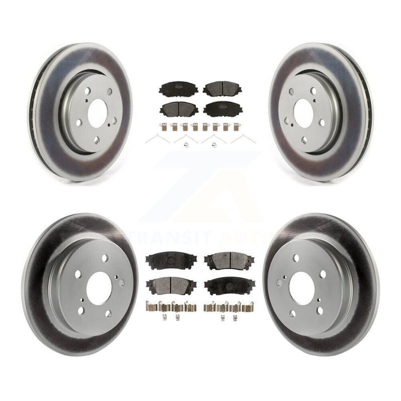 Transit Auto KGF-102854 Disc Brake Kit for 2019 Toyota C-HR - Front and Rear