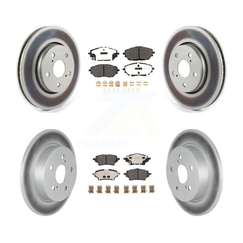 Transit Auto KGF-102855 Disc Brake Kit for 2019-2021 Toyota C-HR - Front and Rear