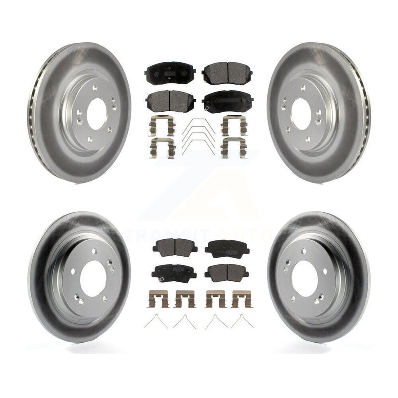 Transit Auto KGF-102856 Disc Brake Kit for 2018-2022 Kia Forte5, Hyundai Elantra GT - Front and Rear