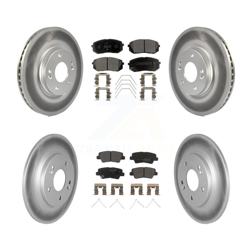Transit Auto KGF-102862 Disc Brake Kit for 2022-2023 Hyundai Kona - Front and Rear