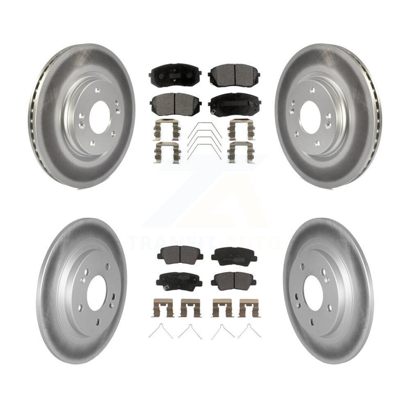 Transit Auto KGF-102862 Disc Brake Kit for 2022-2023 Hyundai Kona - Front and Rear