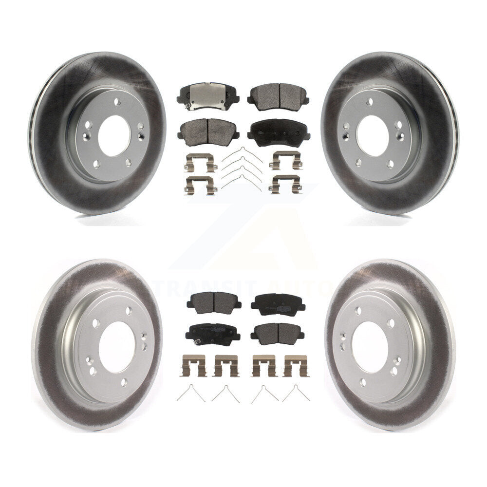 Transit Auto KGF-102865 Disc Brake Kit for 2019-2021 Hyundai Veloster - Front and Rear