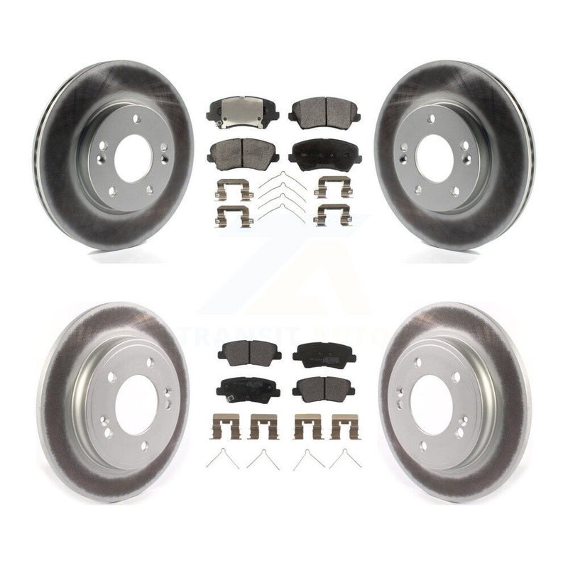 Transit Auto KGF-102865 Disc Brake Kit for 2019-2021 Hyundai Veloster - Front and Rear