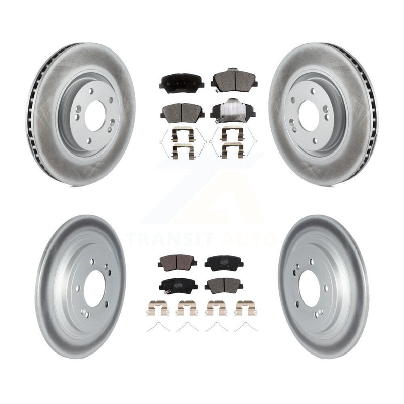 Transit Auto KGF-102870 Disc Brake Kit for 2019-2020 Hyundai Nexo - Front and Rear