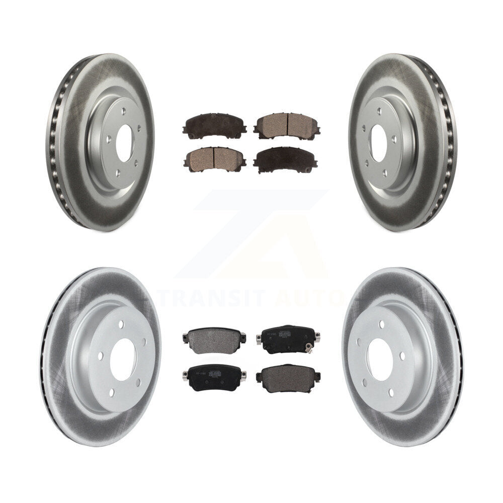 Transit Auto KGF-102874 Disc Brake Kit for 2019 Nissan Rogue - Front and Rear