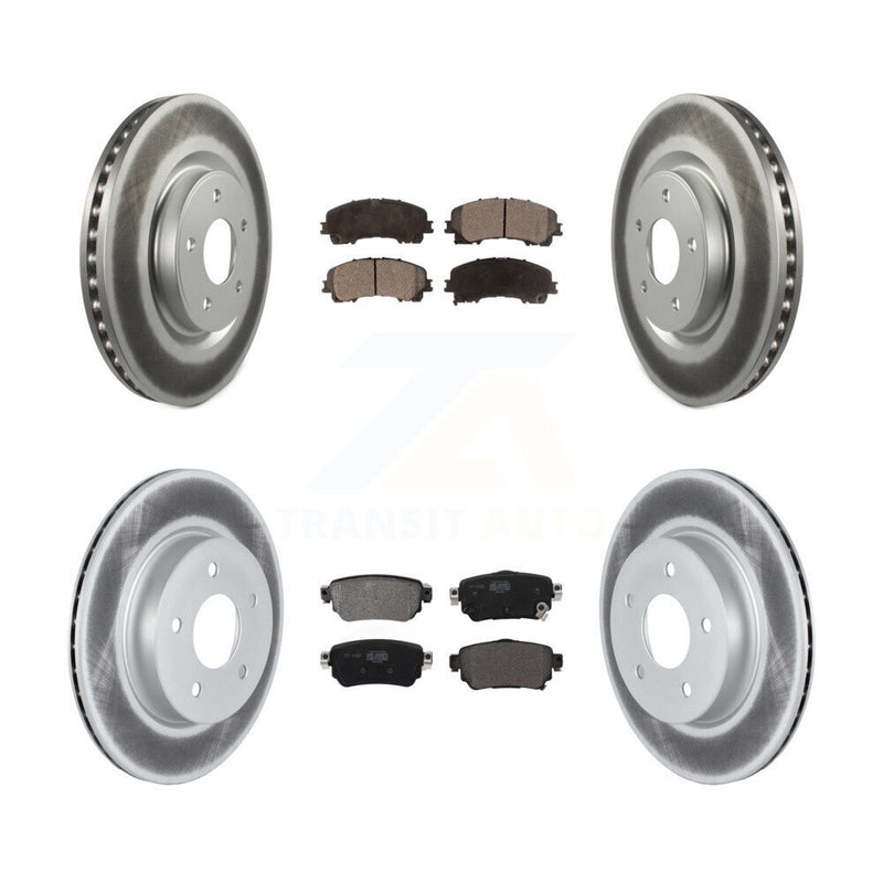 Transit Auto KGF-102874 Disc Brake Kit for 2019 Nissan Rogue - Front and Rear