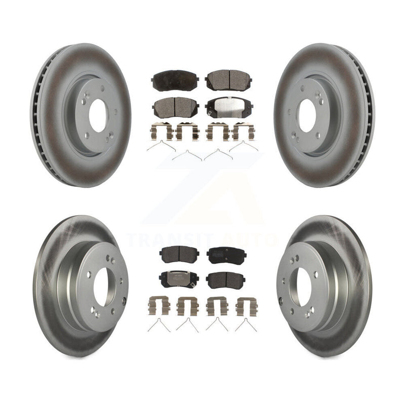 Transit Auto KGF-102878 Disc Brake Kit for 2016 Hyundai Sonata - Front and Rear