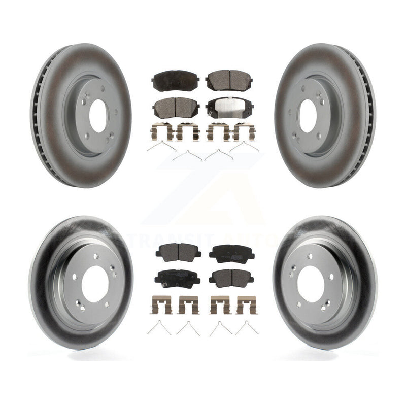 Transit Auto KGF-102879 Disc Brake Kit for 2016 Hyundai Sonata - Front and Rear