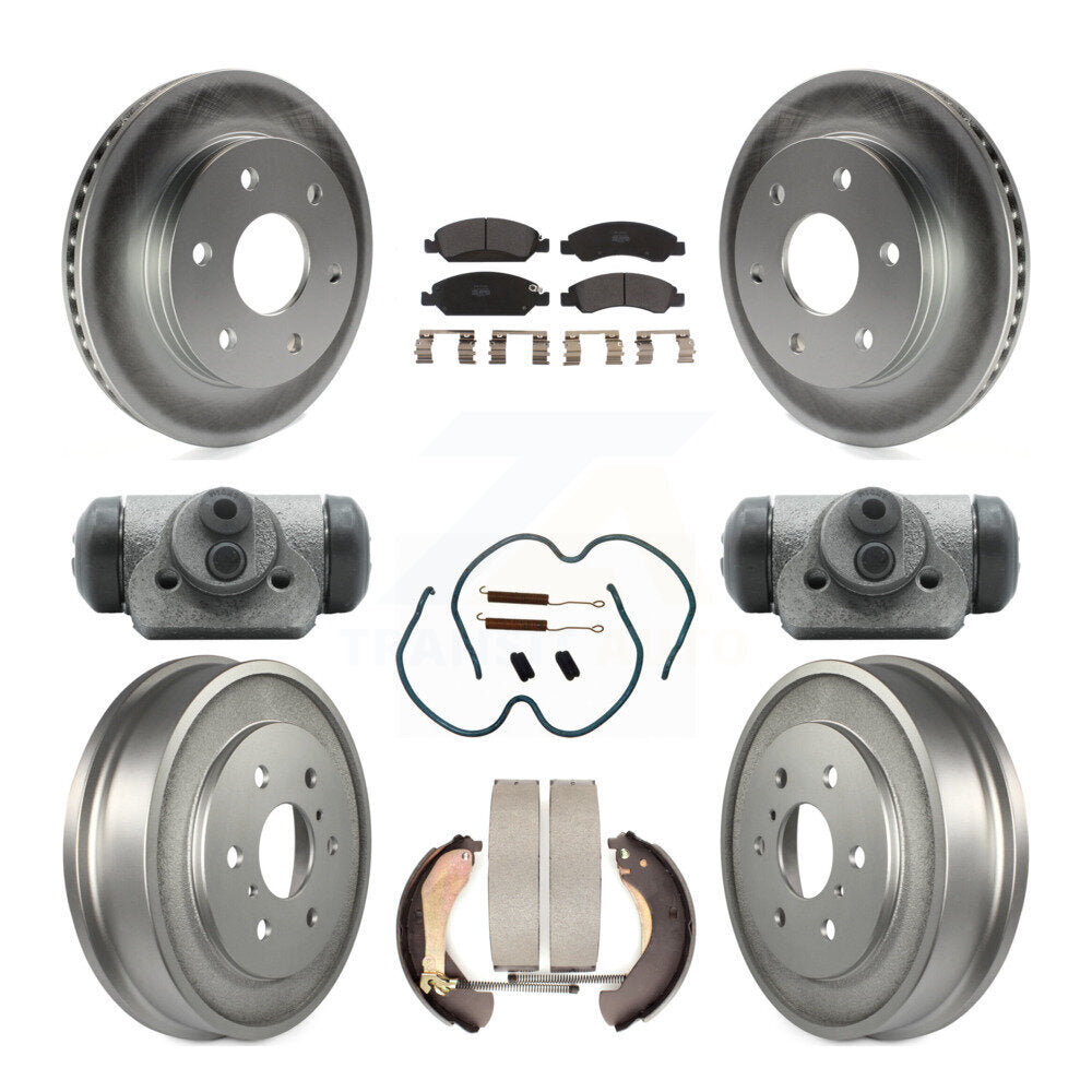 Transit Auto KGF-102896 Disc Brake Kit for 2007 GMC Sierra 1500 - Front and Rear