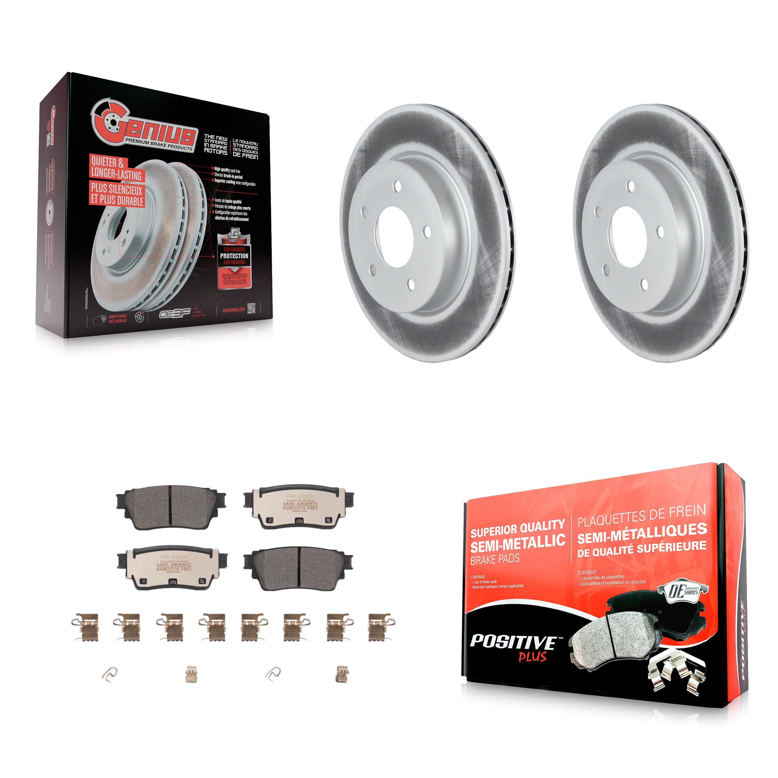 Transit Auto KGF-102914 Disc Brake Kit for 2021-2023 Nissan Rogue - Rear