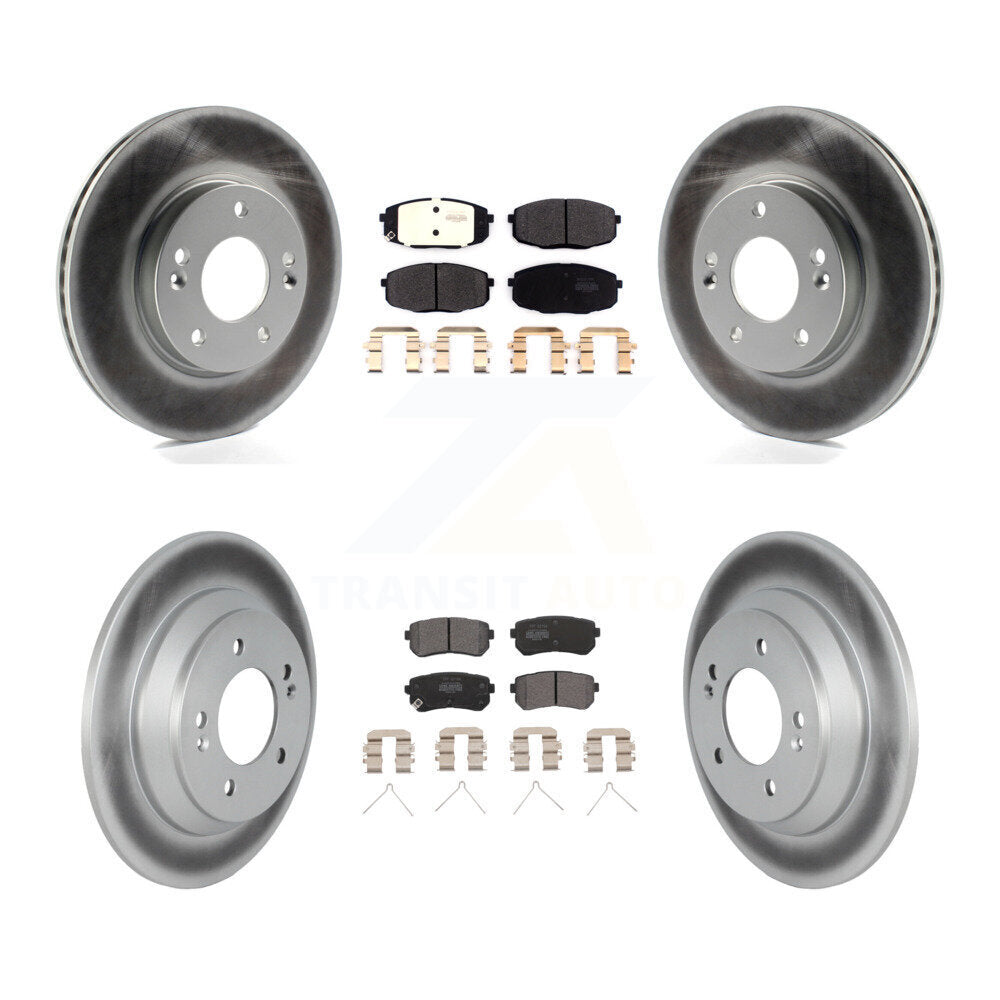 Transit Auto KGF-102915 Disc Brake Kit for 2022 Hyundai Kona - Front and Rear