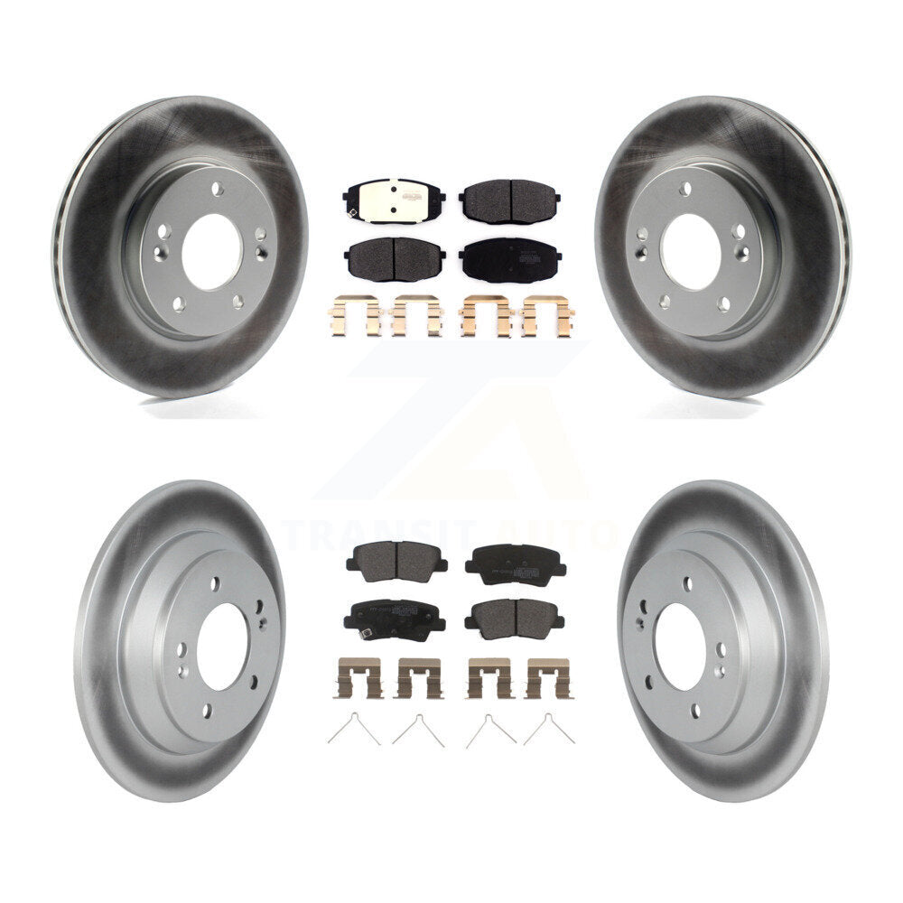 Transit Auto KGF-102916 Disc Brake Kit for 2022 Hyundai Kona - Front and Rear