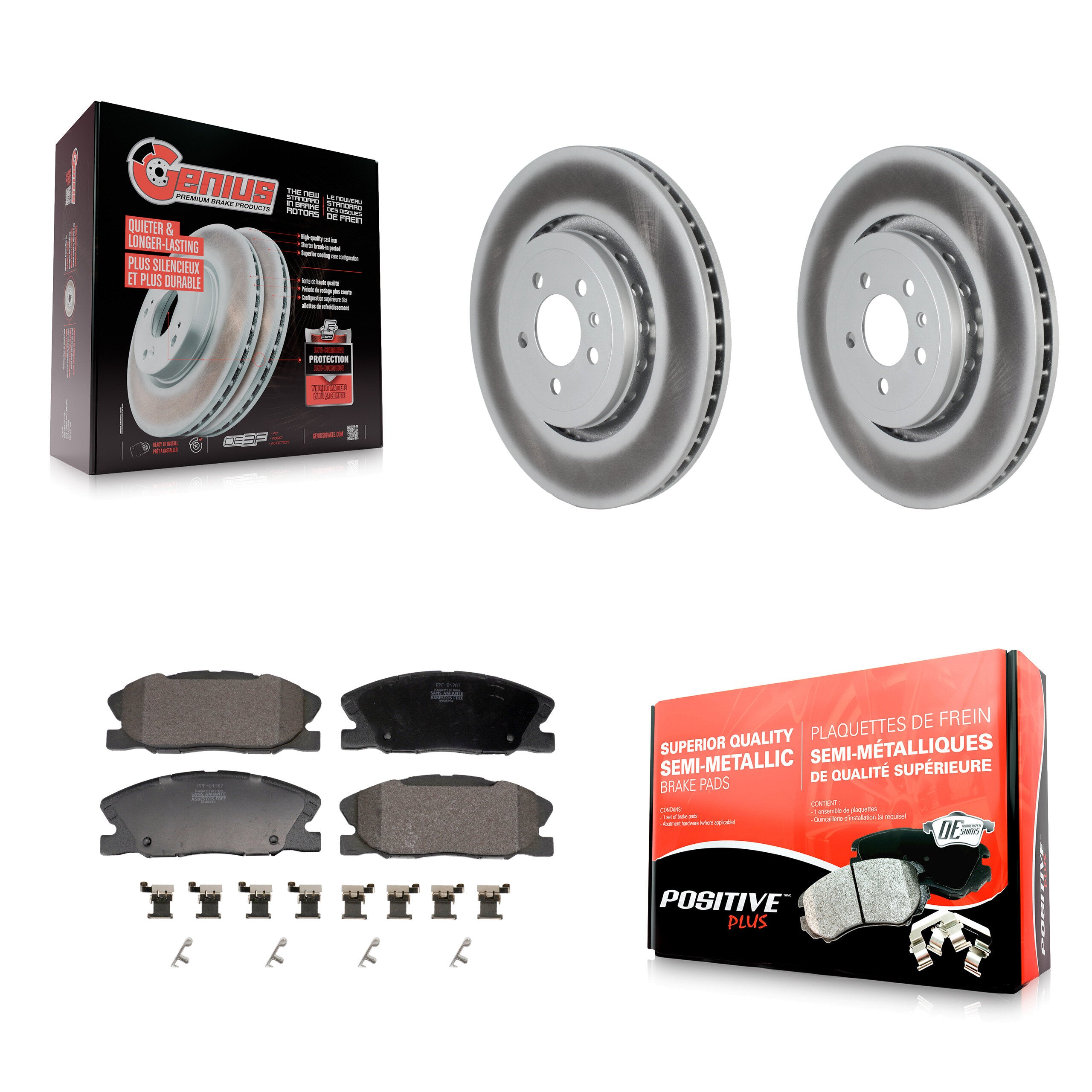 Transit Auto KGF-102926 Disc Brake Kit for 2014-2023 Dodge Charger - Front
