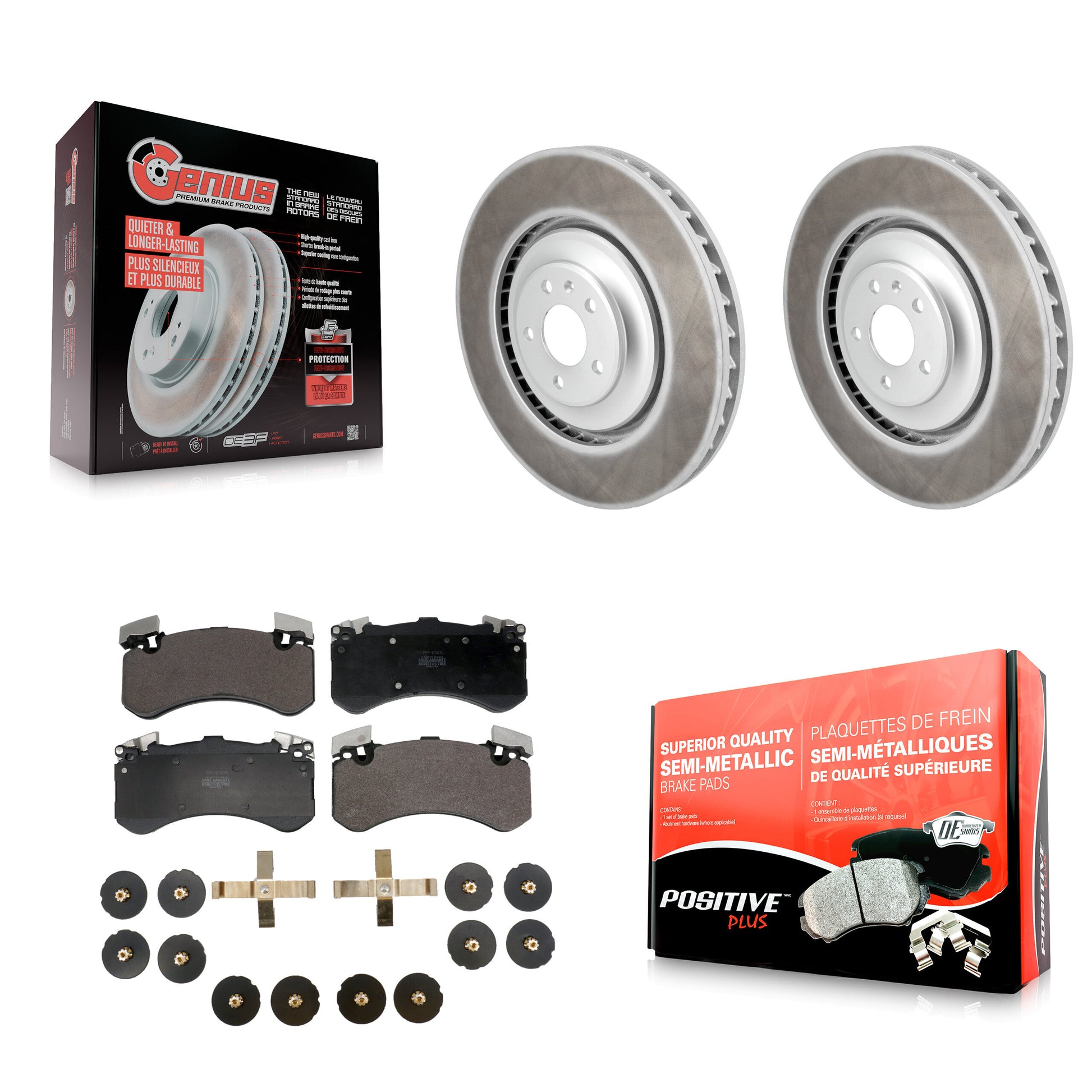 Transit Auto KGF-102929 Disc Brake Kit for 2012-2017 Audi S7, Audi S8, Audi A8 Quattro - Front