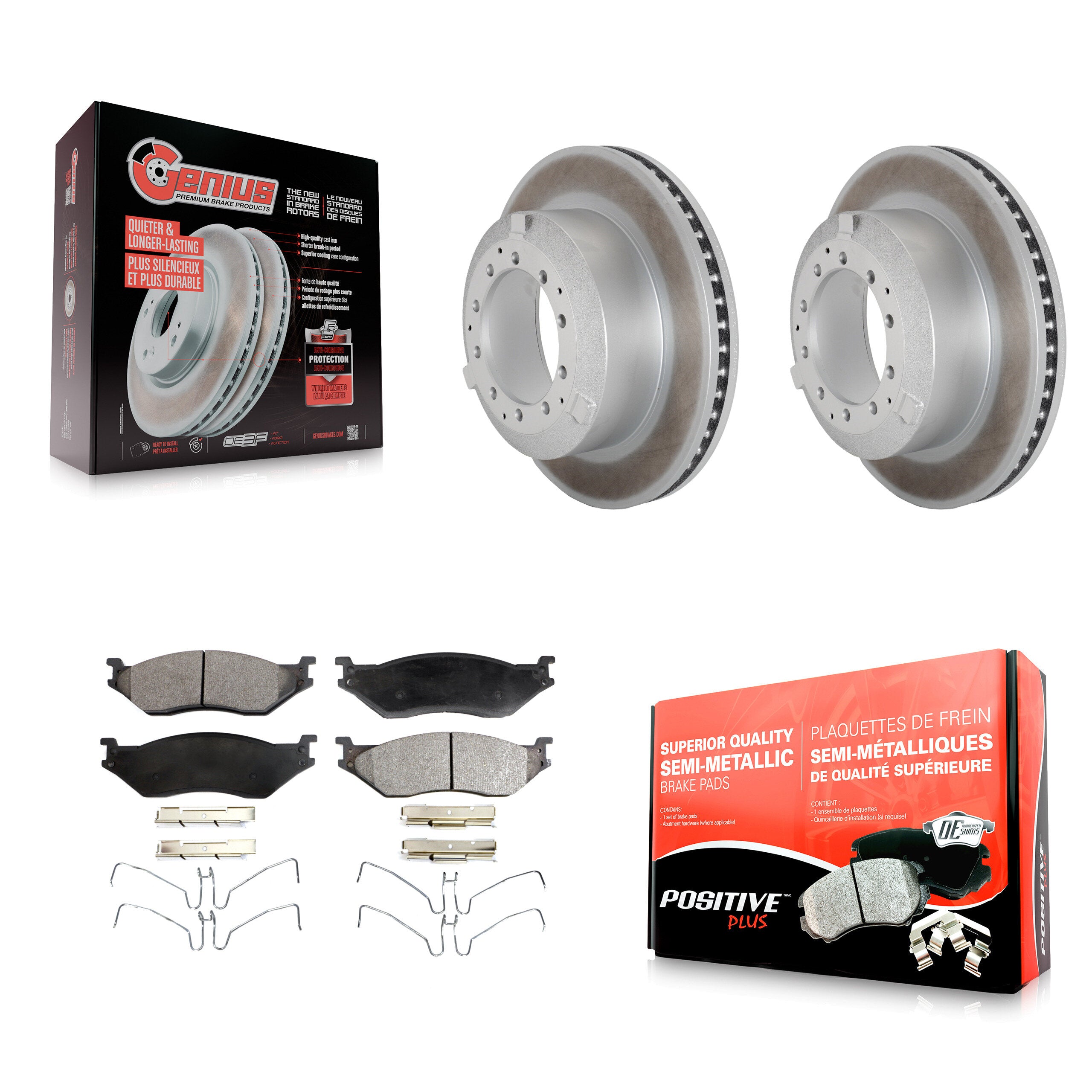 Transit Auto KGF-102932 Disc Brake Kit for 2010-2018 IC Corporation AE School Bus, IC Corporation AC Commercial Bus, International TerraStar - Front