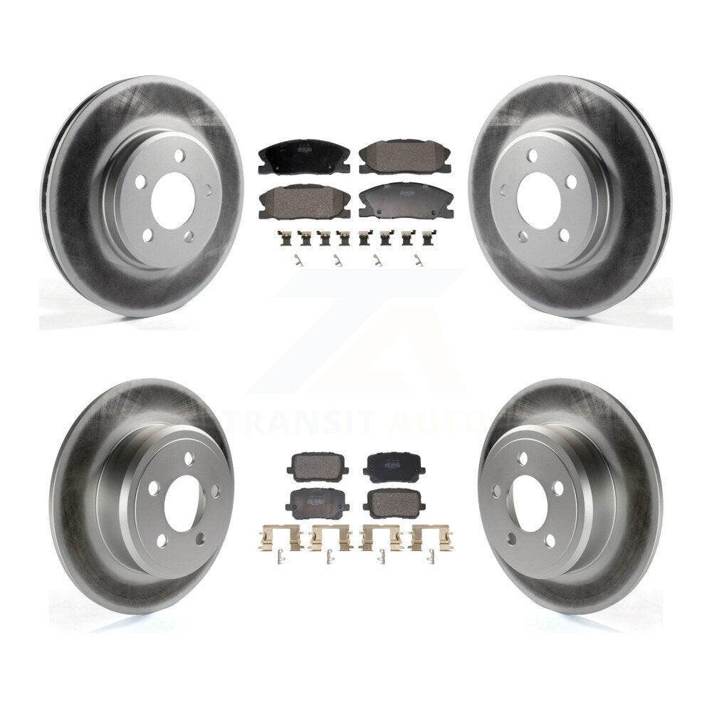 Transit Auto KGF-102940 Disc Brake Kit for 2014 Dodge Charger - Front and Rear