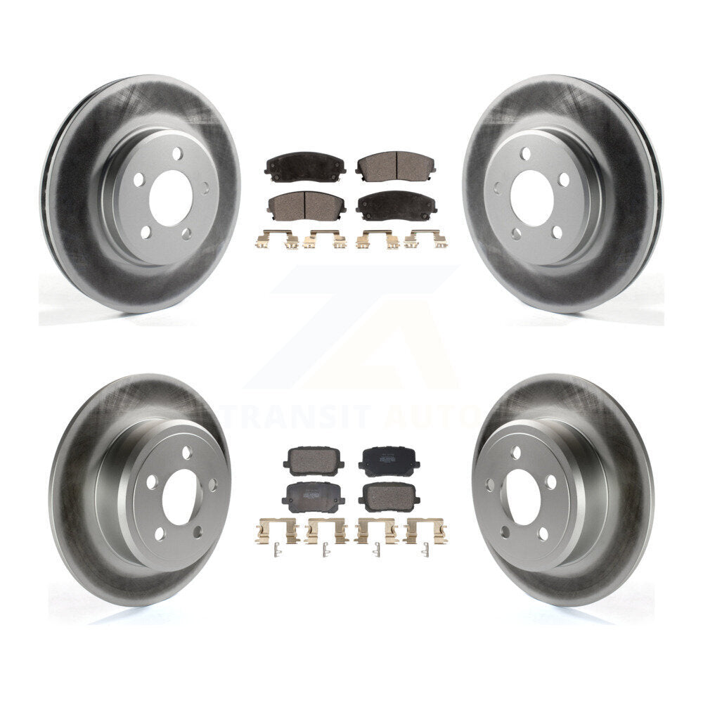 Transit Auto KGF-102942 Disc Brake Kit for 2014 Dodge Charger - Front and Rear