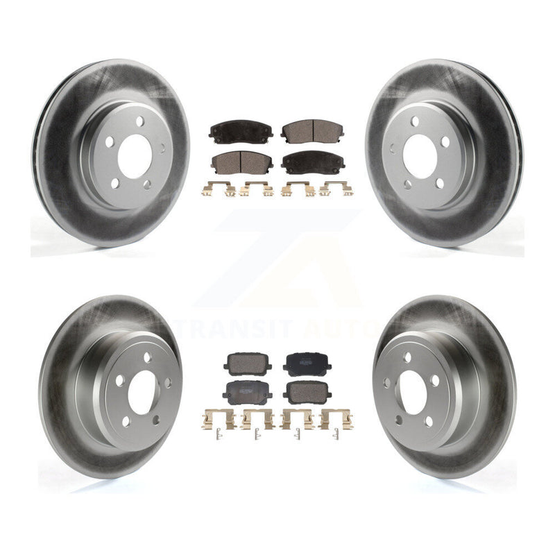 Transit Auto KGF-102942 Disc Brake Kit for 2014 Dodge Charger - Front and Rear