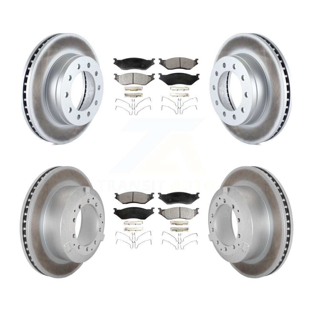 Transit Auto KGF-102949 Disc Brake Kit for 2005-2016 Ford F-450 Super Duty, International CF500 and More - Front and Rear