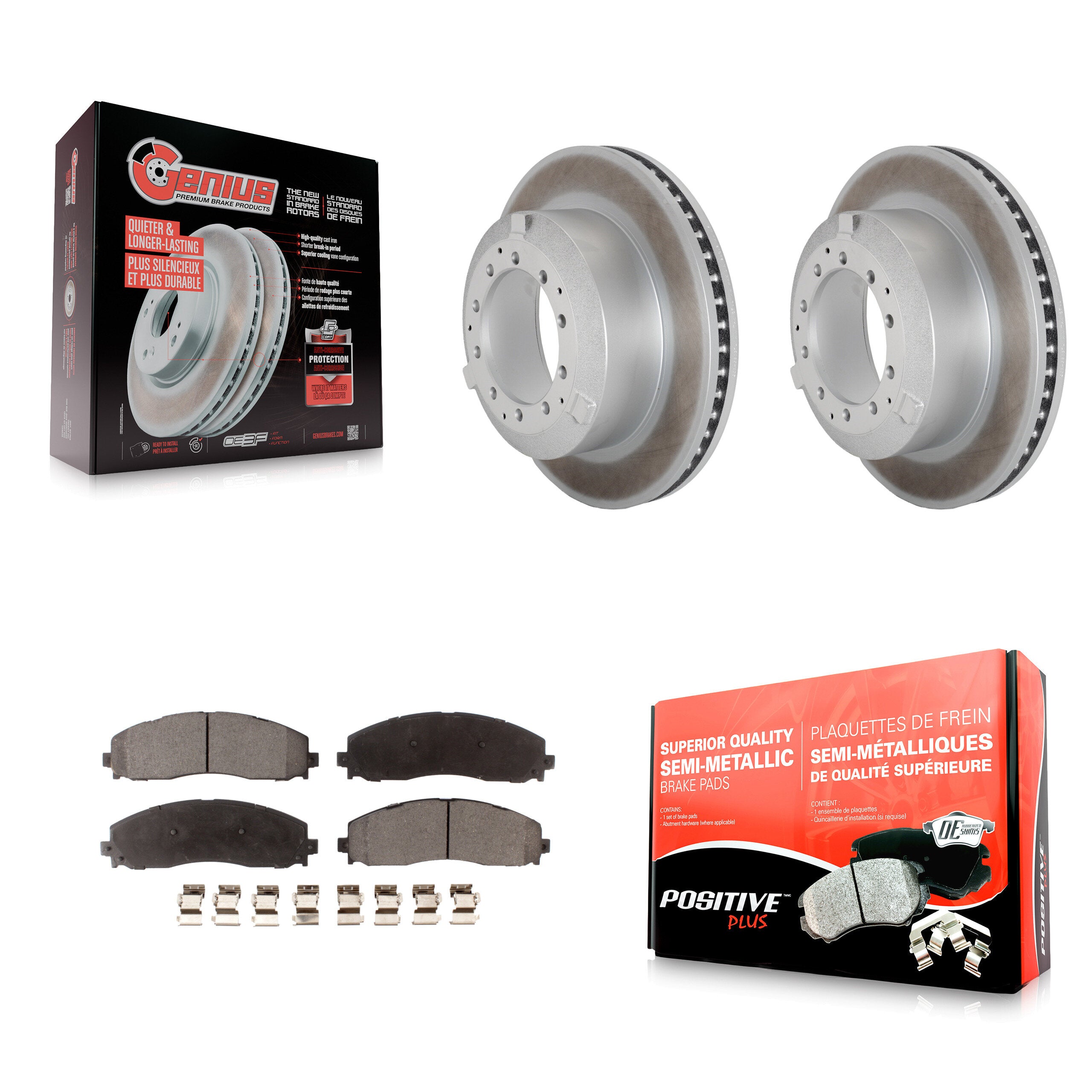 Transit Auto KGF-102958 Disc Brake Kit for 2015-2016 Ford F-350 Super Duty - Rear