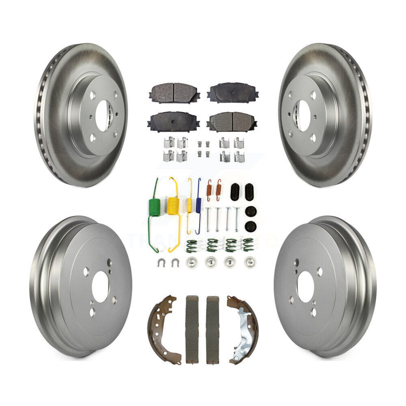 Transit Auto KGF-102963 Disc Brake Kit for 2014-2018 Toyota Yaris - Front and Rear