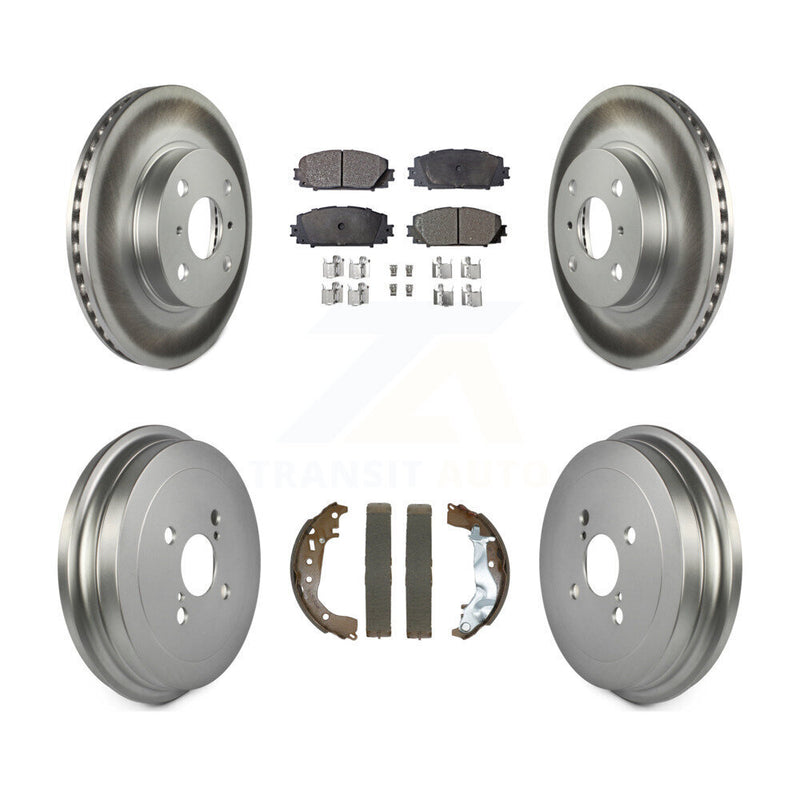 Transit Auto KGF-102964 Disc Brake Kit for 2014-2018 Toyota Yaris - Front and Rear
