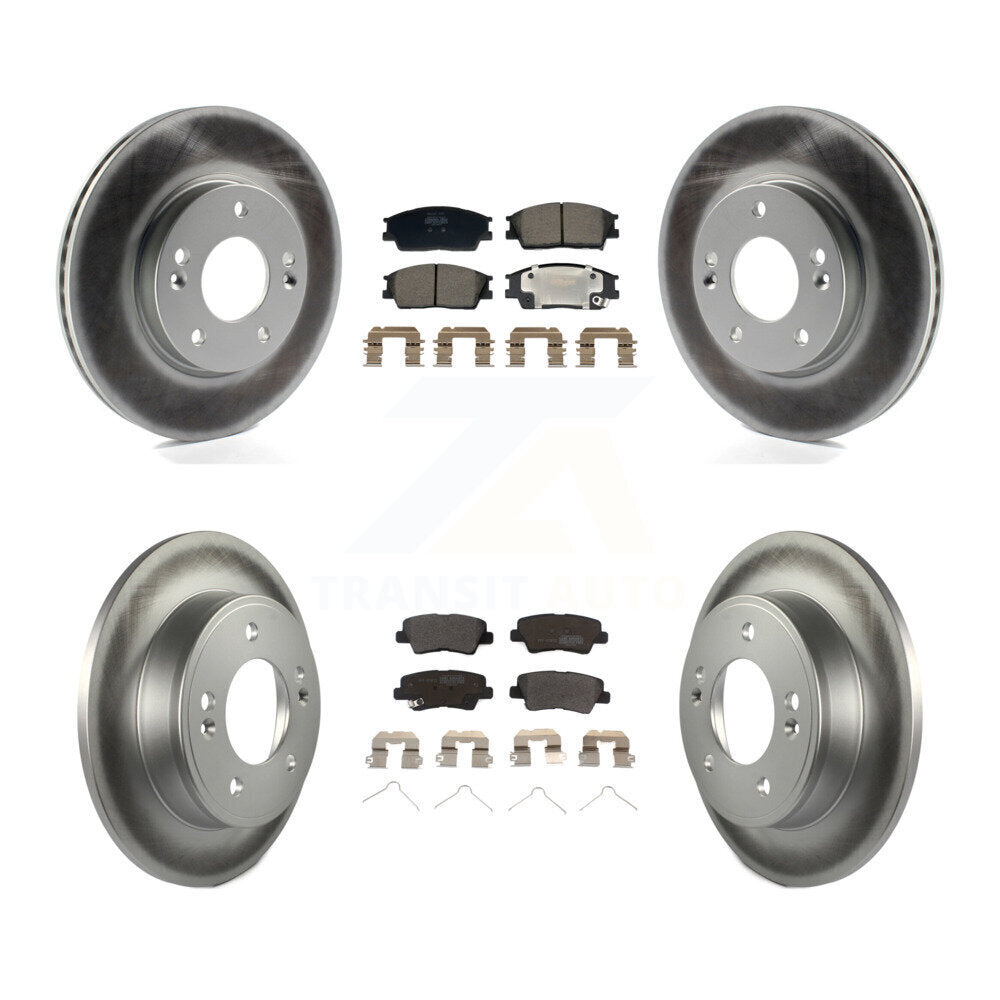 Transit Auto KGF-102971 Disc Brake Kit for 2020-2023 Hyundai Venue, Kia Soul - Front and Rear