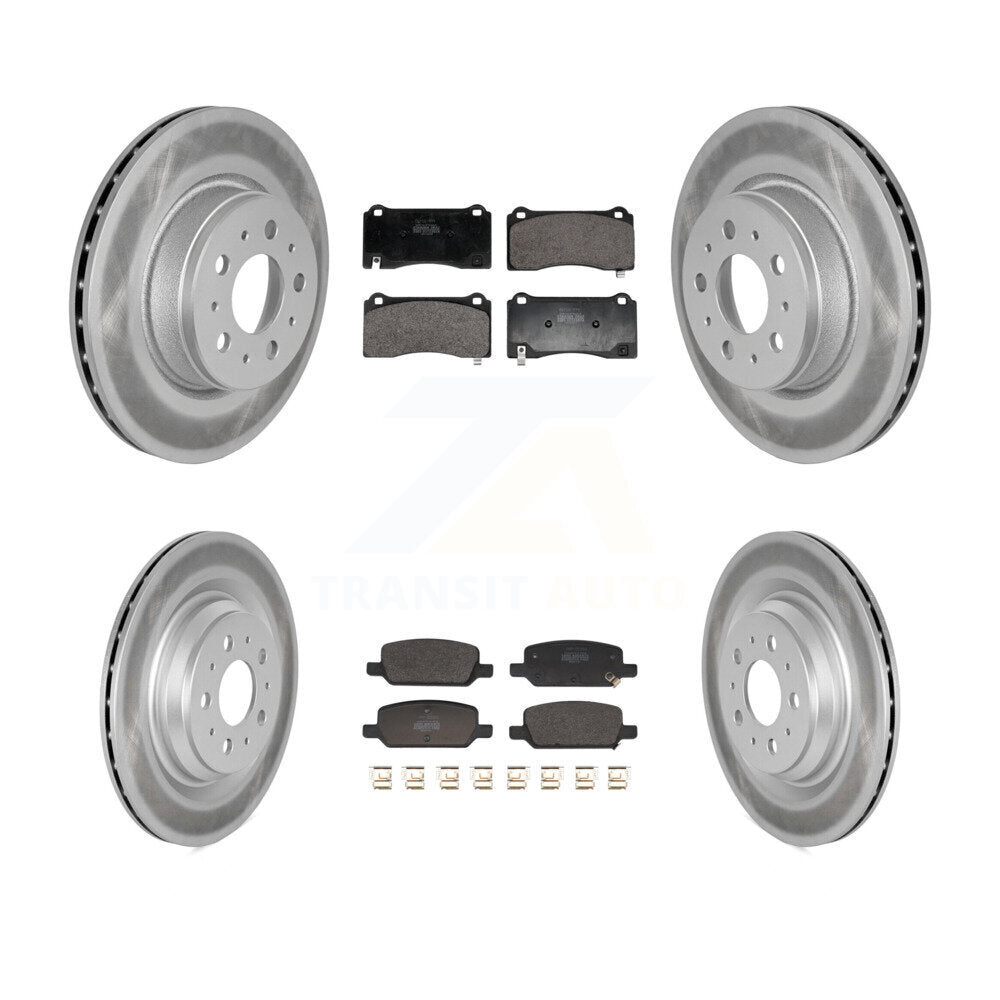Transit Auto KGF-102974 Disc Brake Kit for 2017-2022 Tesla 3 - Front and Rear
