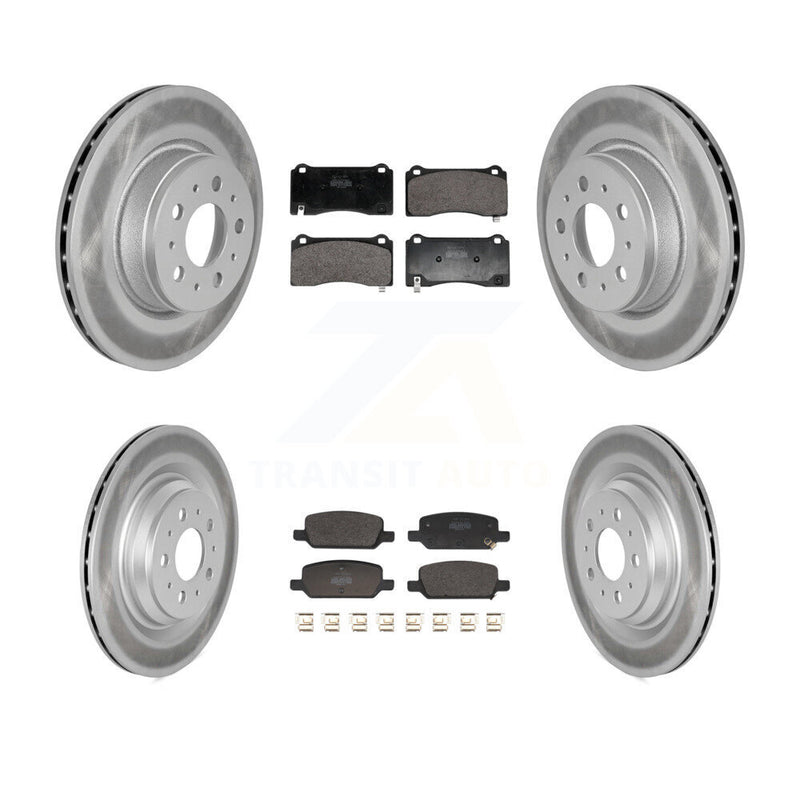 Transit Auto KGF-102974 Disc Brake Kit for 2017-2022 Tesla 3 - Front and Rear