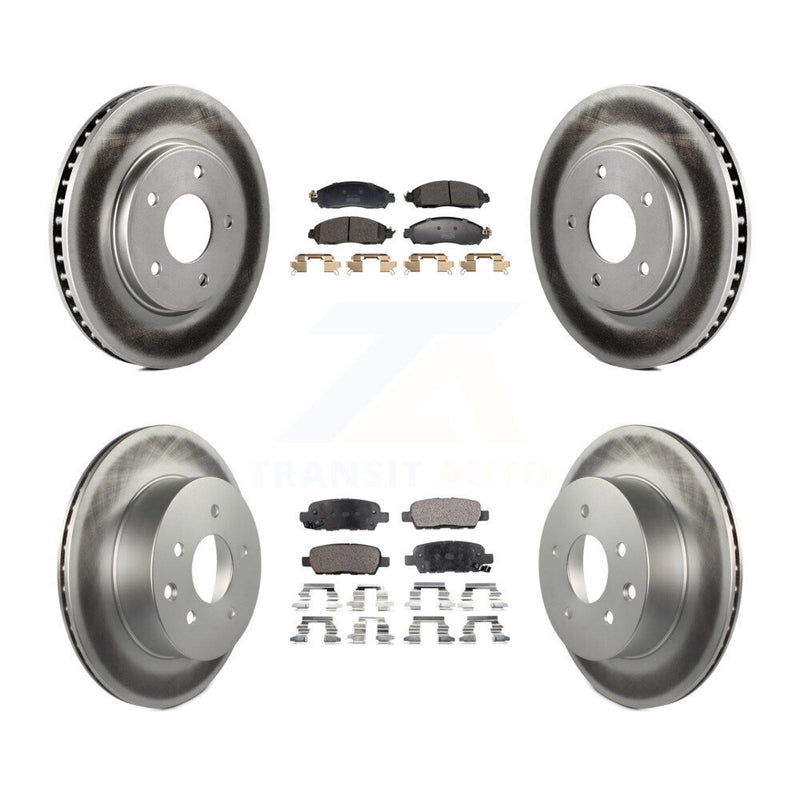 Transit Auto KGF-102975 Disc Brake Kit for 2018-2022 Nissan LEAF - Front and Rear