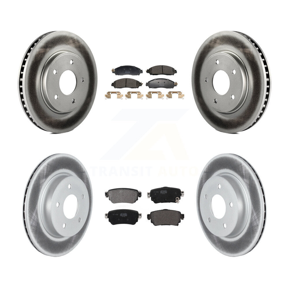 Transit Auto KGF-102977 Disc Brake Kit for 2018-2023 Nissan LEAF - Front and Rear