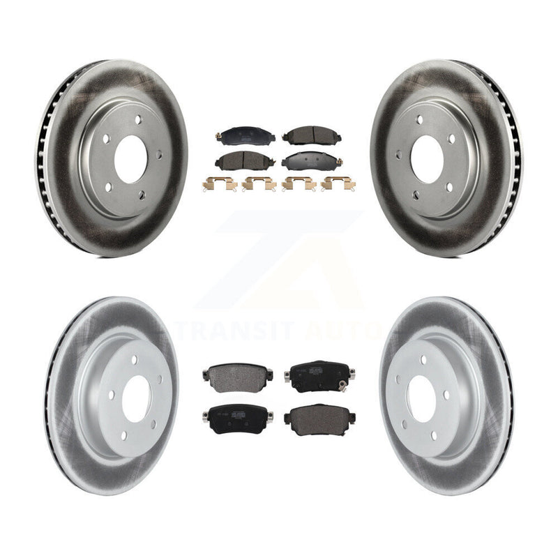 Transit Auto KGF-102977 Disc Brake Kit for 2018-2023 Nissan LEAF - Front and Rear