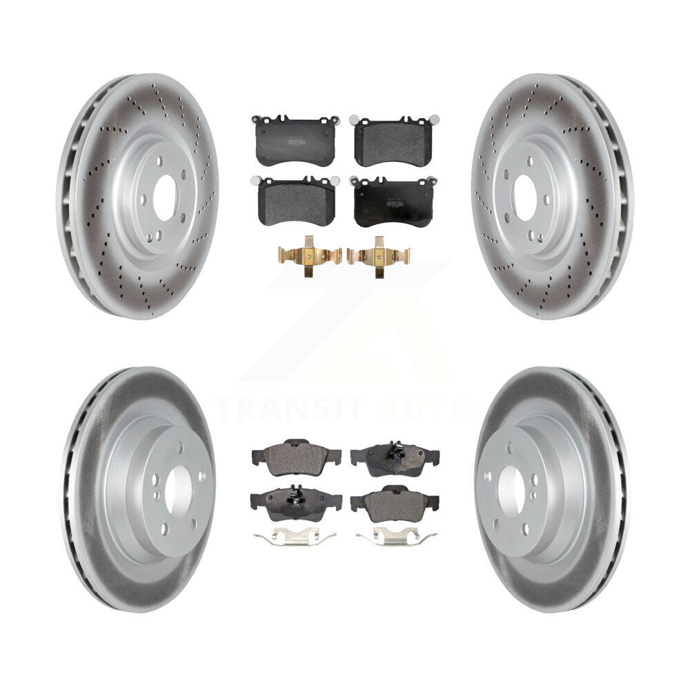 Transit Auto KGF-102979 Disc Brake Kit for 2012-2018 Mercedes-Benz CLS550 - Front and Rear