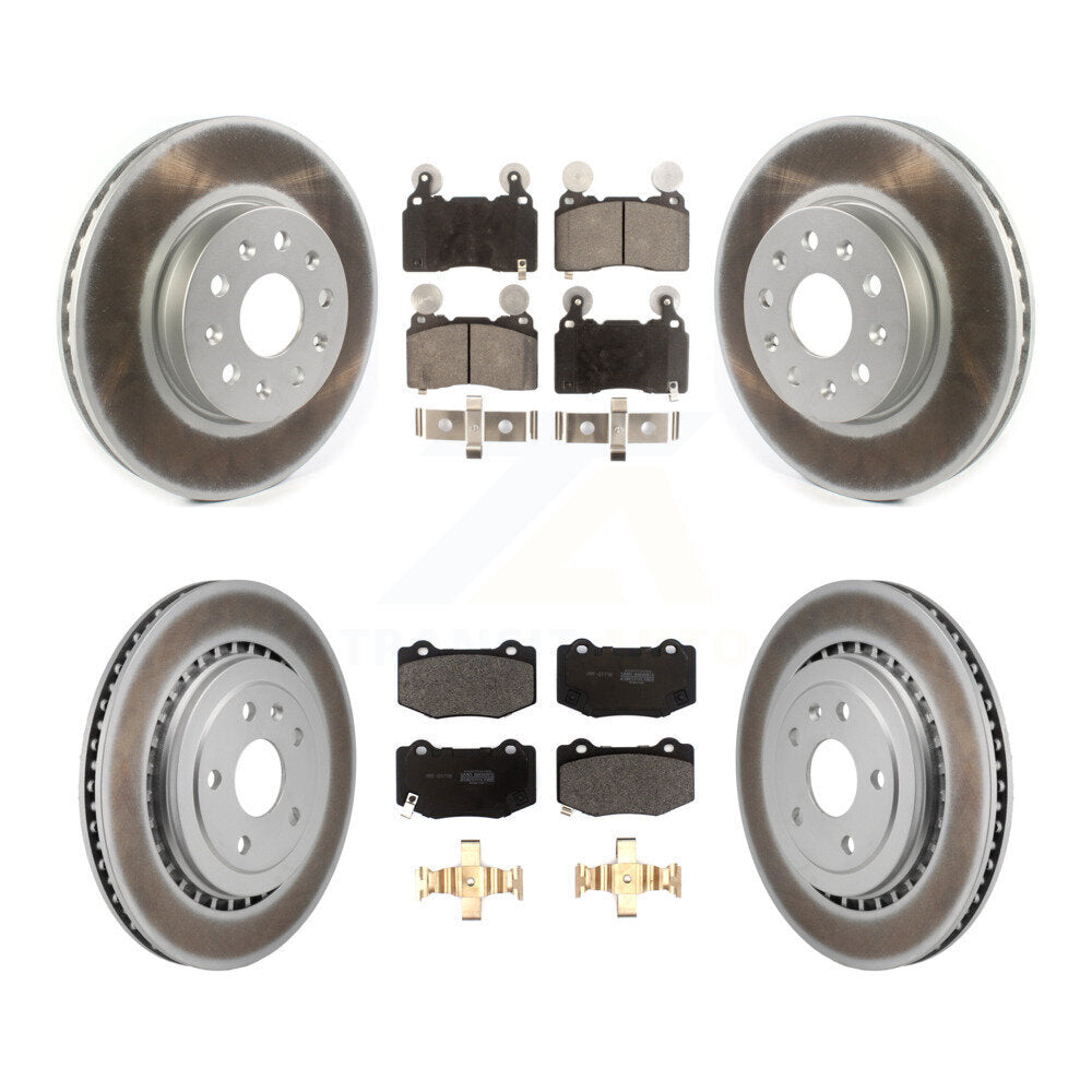 Transit Auto KGF-102981 Disc Brake Kit for 2016 Chevrolet Camaro - Front and Rear
