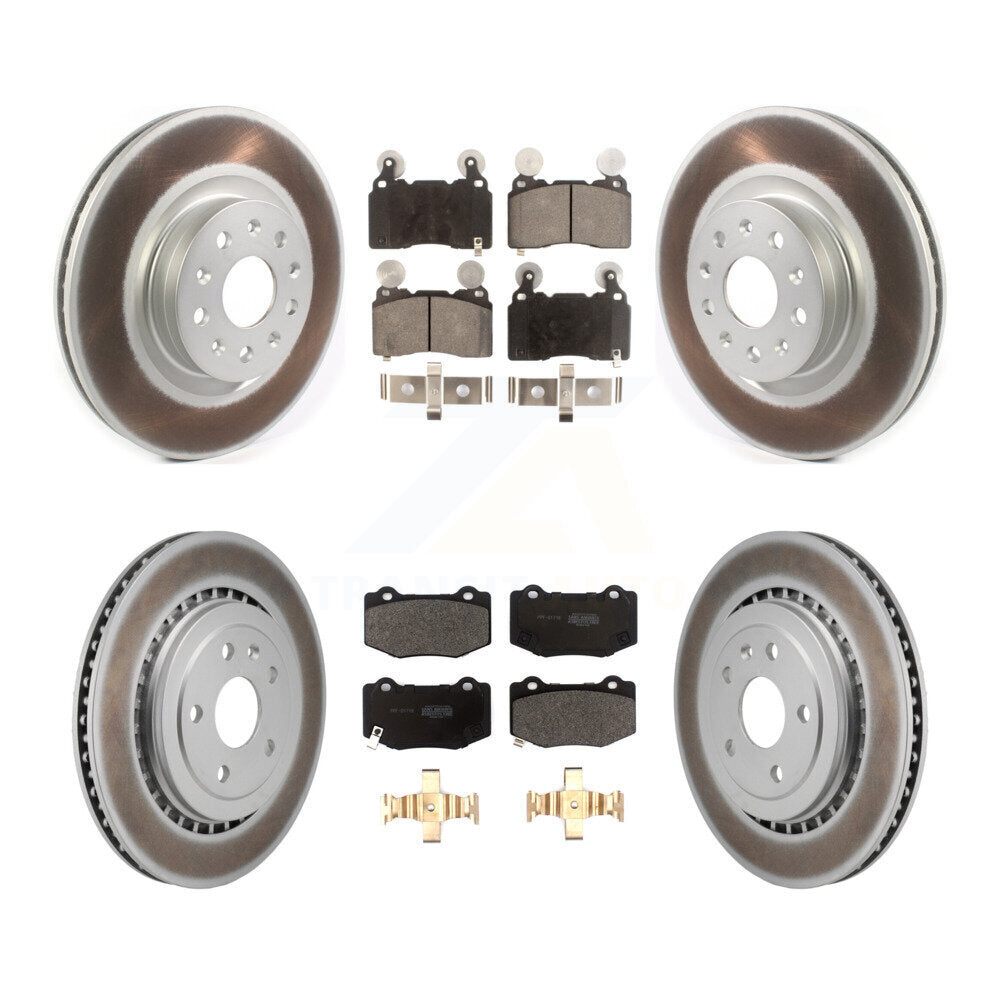 Transit Auto KGF-102982 Disc Brake Kit for 2016 Chevrolet Camaro - Front and Rear