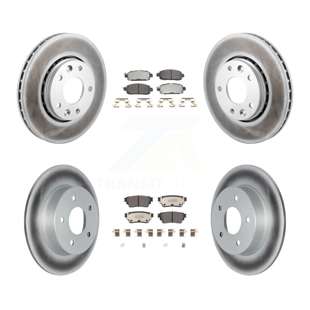 Transit Auto KGF-102983 Disc Brake Kit for 2021-2023 Nissan Kicks - Front and Rear
